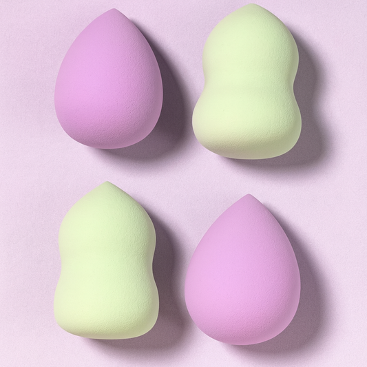 Kandi Trends 4 Pack Green&Purple Beauty Blenders