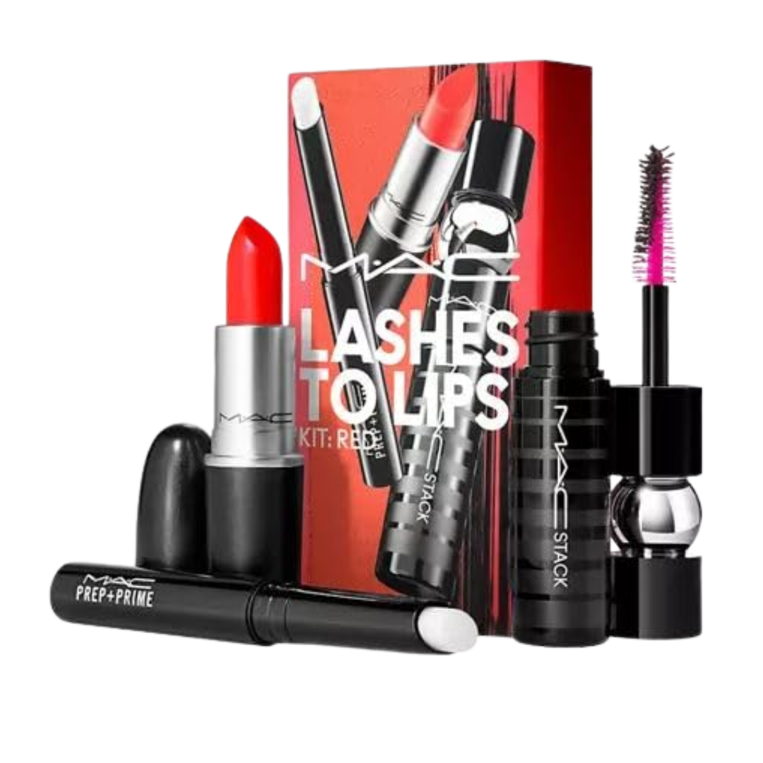 LASHES TO LIPS KIT - Red