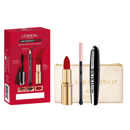 L’Oréal Paris I Am Worth It Red Set