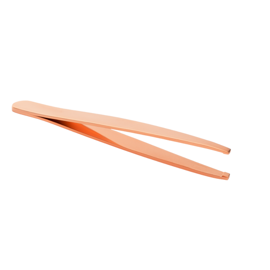 Kandi Trends Slanted Tweezer Rose Gold