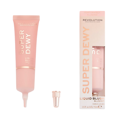 Revolution - Superdewy Liquid Blush Fortunately Flushed