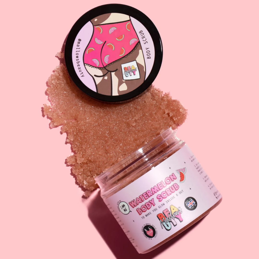 Mallows Beauty Watermelon Pink Himalayan Body Scrub