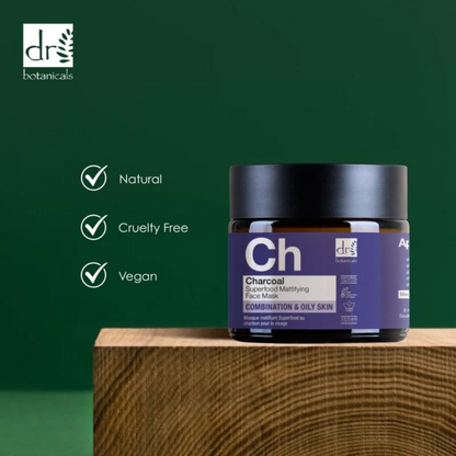 Charcoal Superfood Mattifying Face Mask