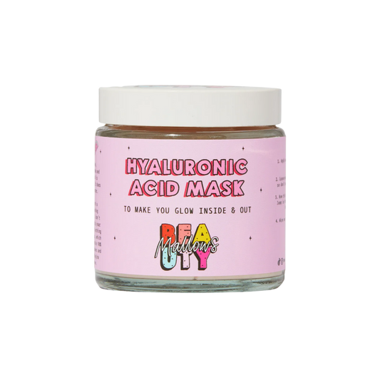 Mallows Beauty Hyaluronic Acid Pink Clay Face Mask