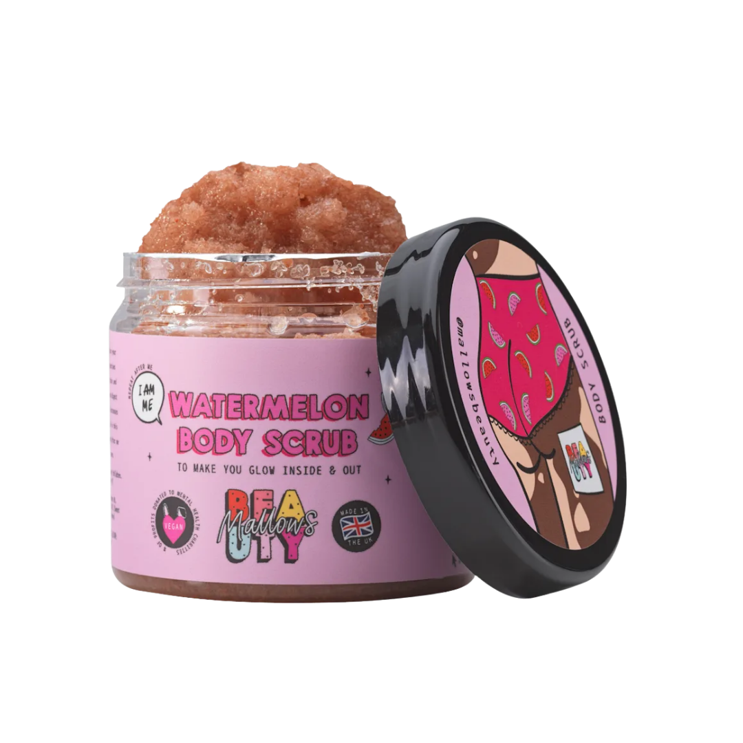 Mallows Beauty Watermelon Pink Himalayan Body Scrub
