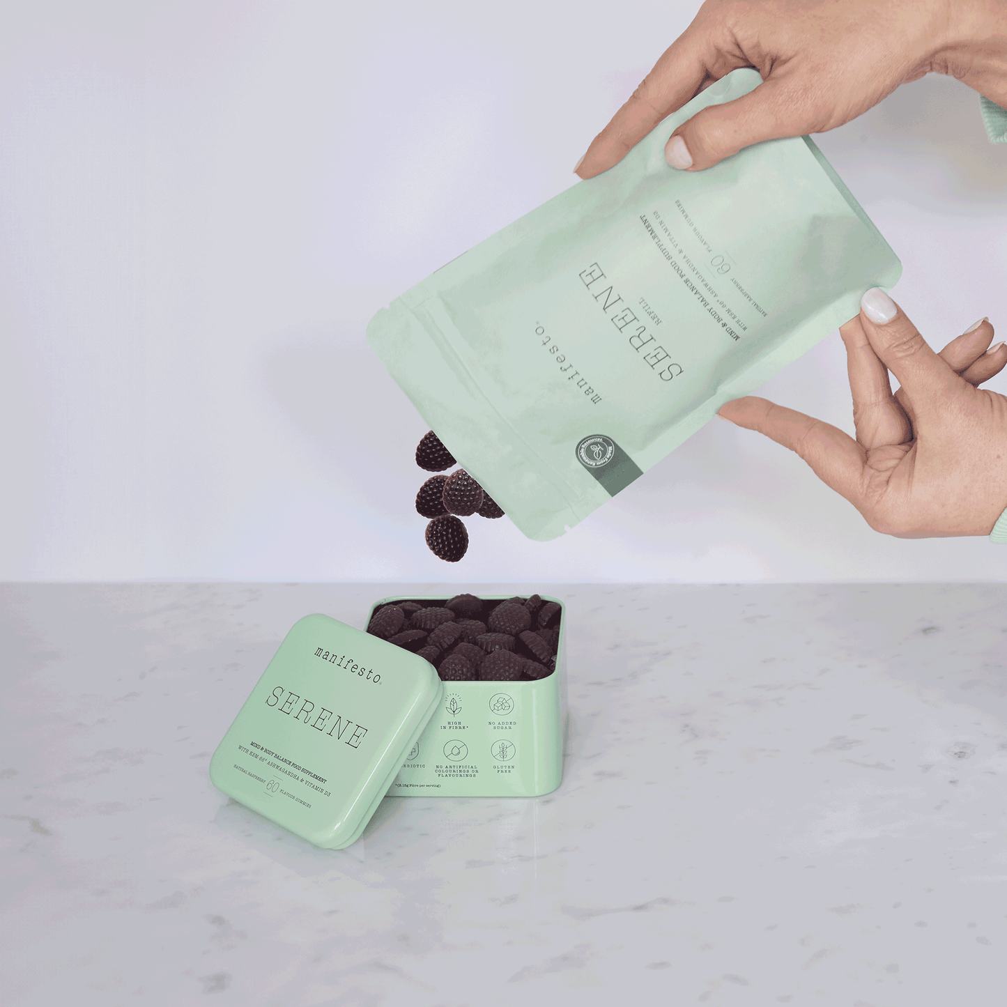 Manifesto Nutrition Serene Vitamin Gummies Refill