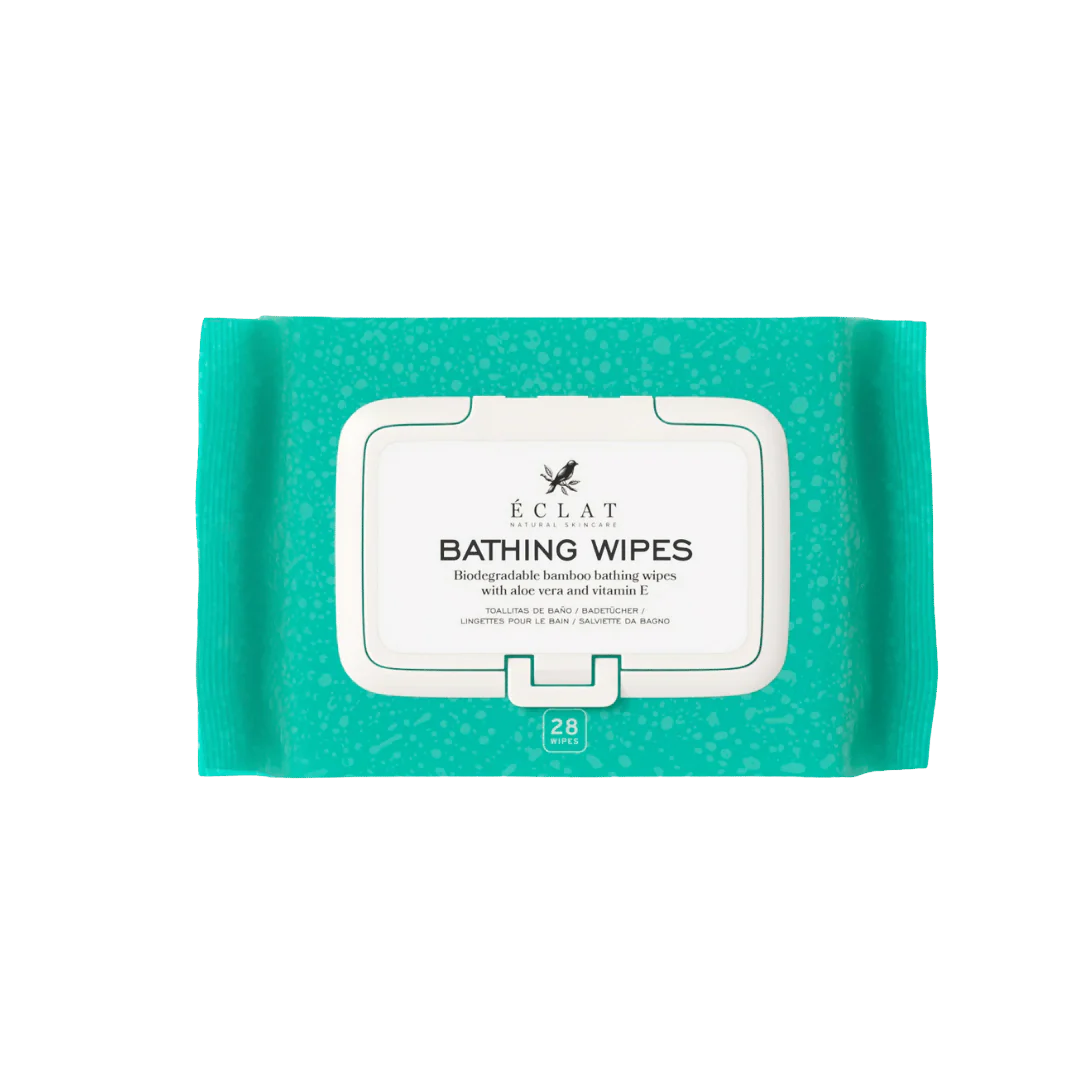 Natural Skincare Biodegradable Bamboo Bathing Wipes